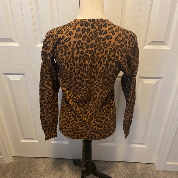 Danier size S wool animal print pullover - Picture 4 of 7